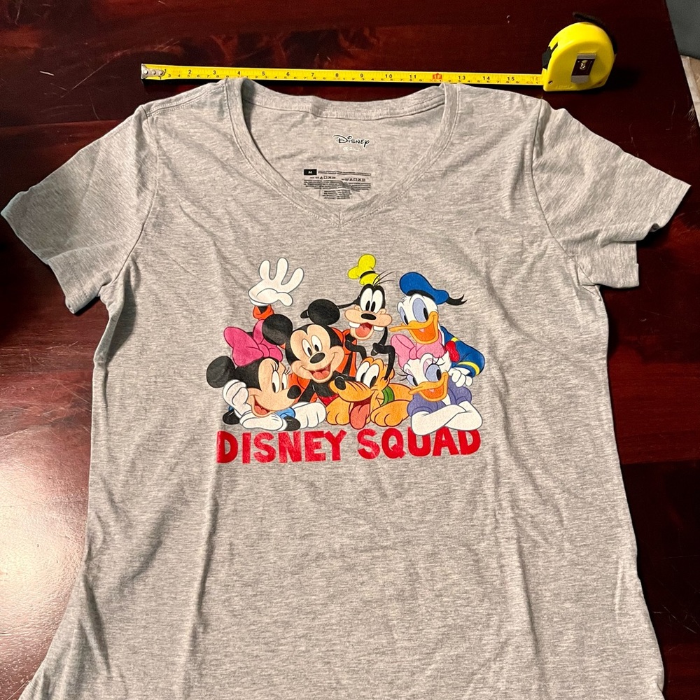 Disney Squad grey t shirt. Never worn.